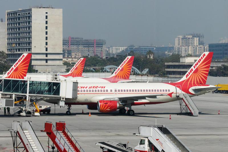 air india jets on tarmac at Mumbai airport