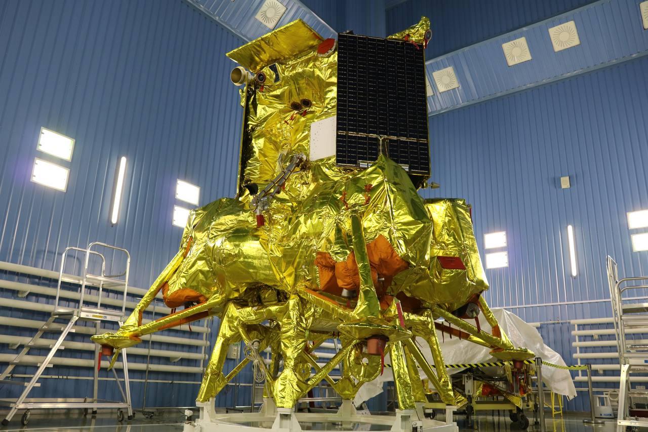 Russia's Luna-25 Lunar Lander Arrives At Vostochny Spaceport