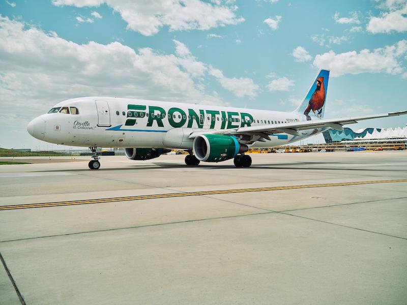 Frontier Airlines airbus jet