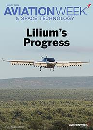 Digital cover of the Aug. 7, 2023, Aviation Week and Space Technology