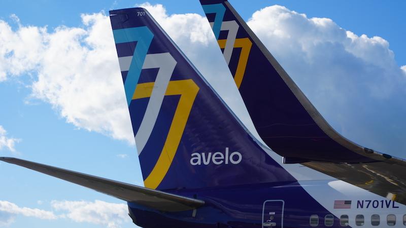 avelo airlines tails
