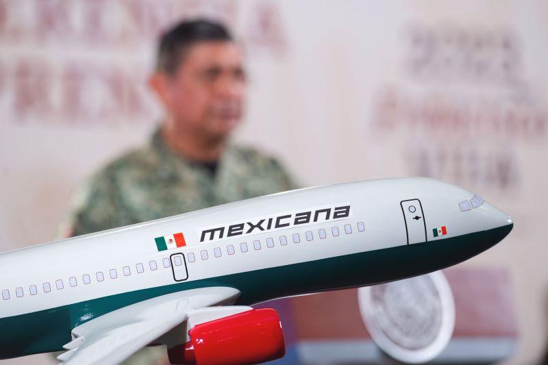 mockup of new Mexicana livery