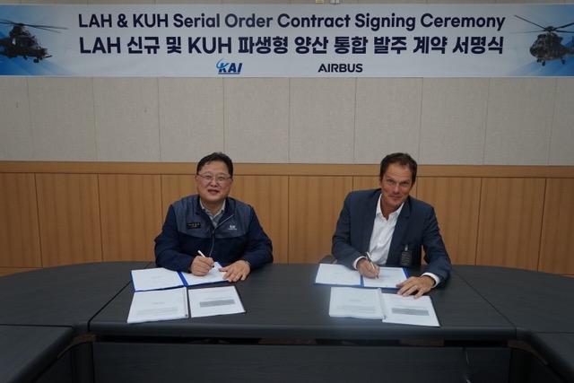 KAI and Airbus signing ceremony in South Korea