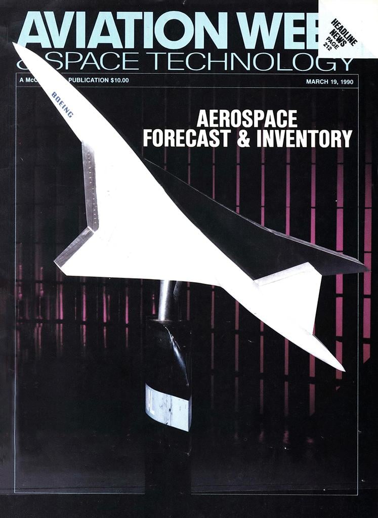 SST model in a low-speed wind tunnel at the University of Washington
