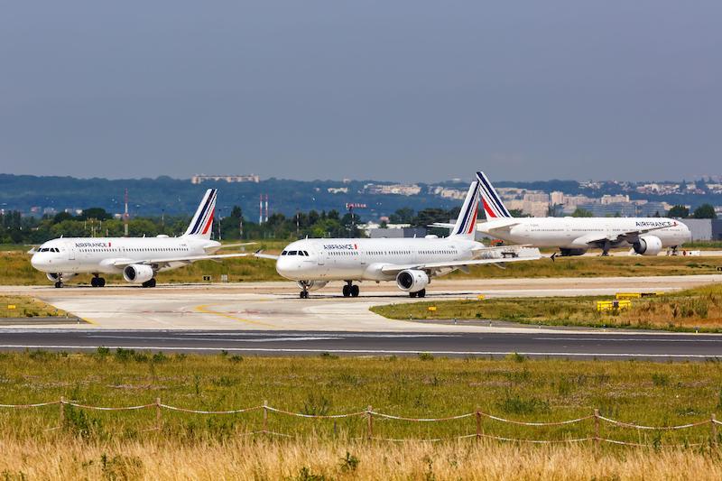 Air France jets at orly
