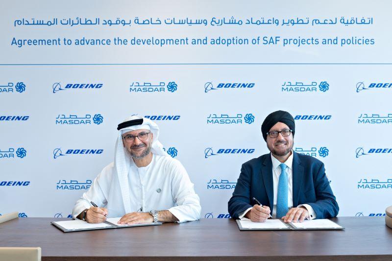 Masdar and Boeing agreement