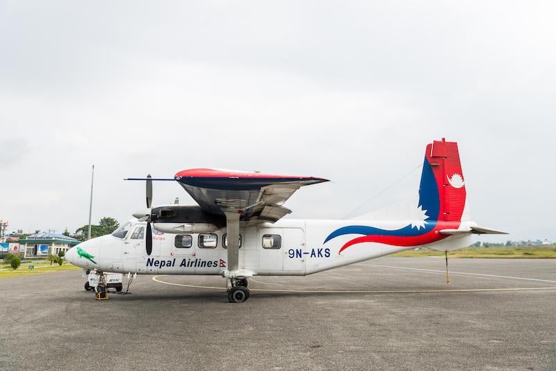 Nepal Airlines Harbin Y-12E airplane