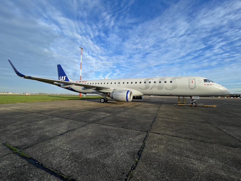 Final E195 fills out SAS Link's fleet | Aviation Week Network