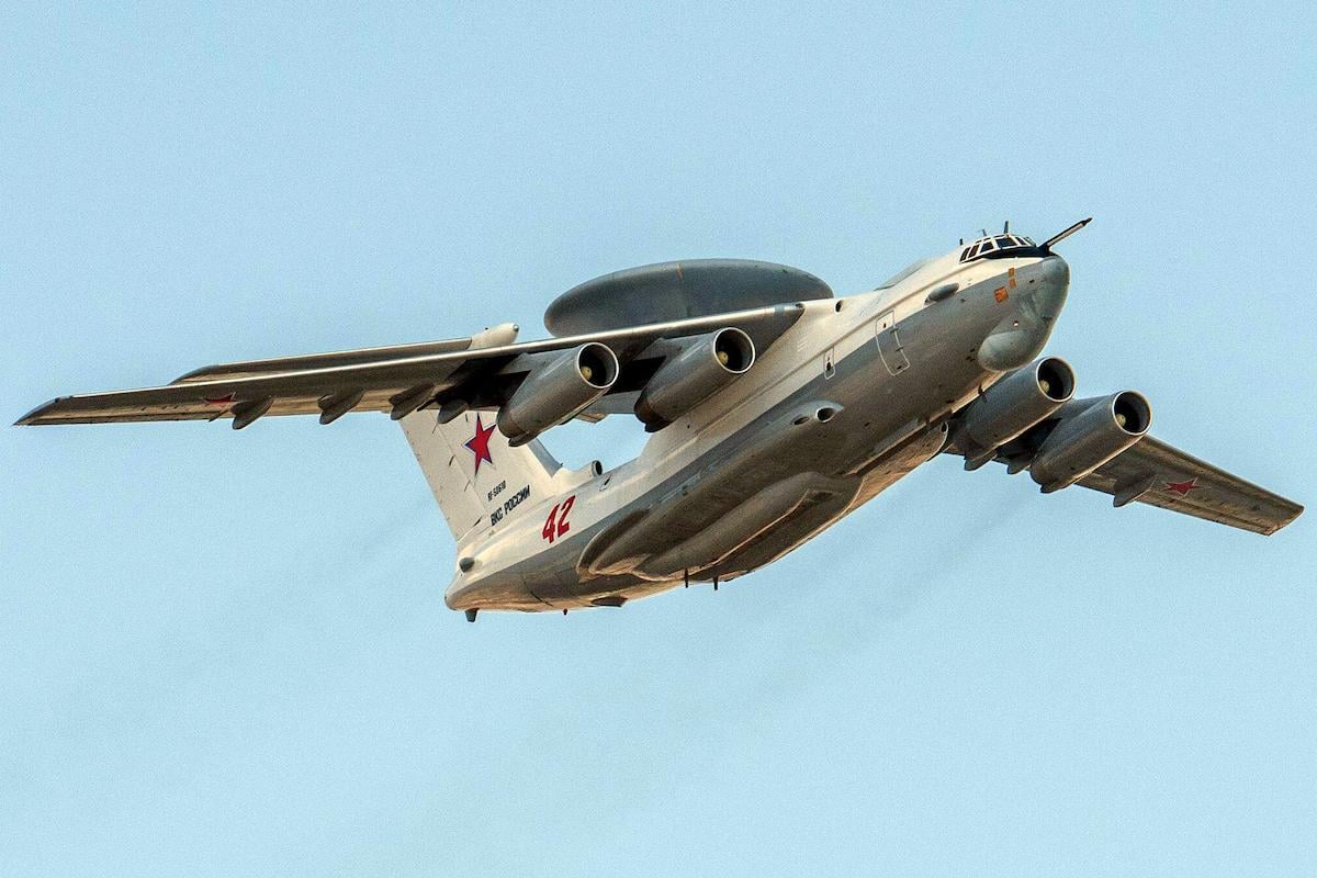 Russian Beriev A-50 airborne early warning aircraft