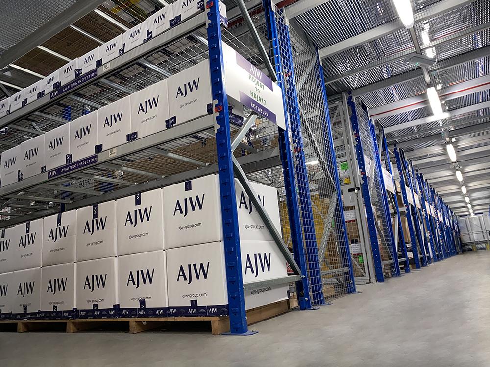 AJW Group headquarters warehouse