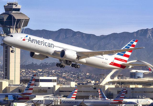 American 787-9 at LAX