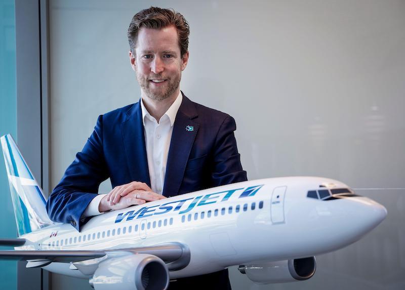 WestJet CEO Alexis von Hoensbroech