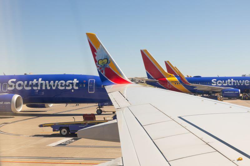 Southwest Airlines troll on wing