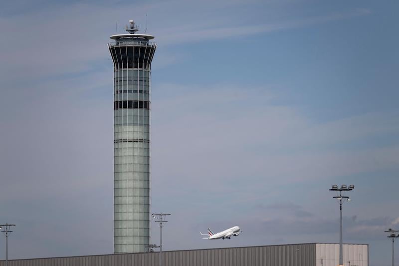 Air traffic control tower in Paris