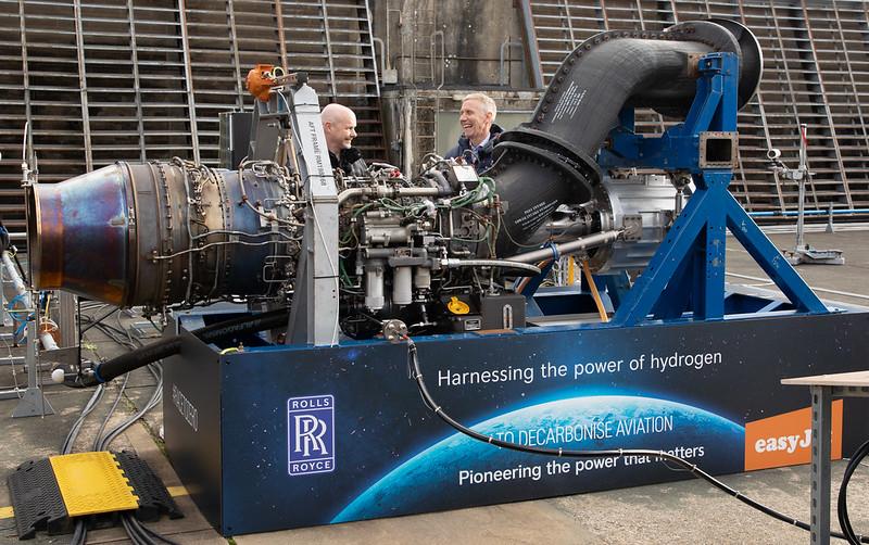 rolls-royce hydrogen engine test 2022