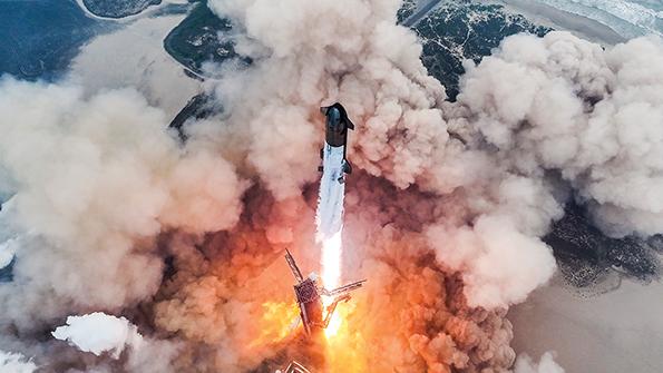 SpaceX's Starship launches from Boca Chica, Texas