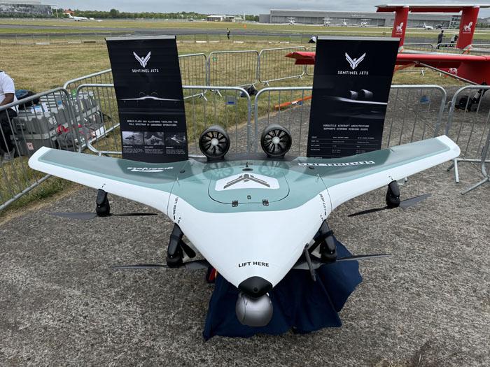 Greenjets Lift Cruise Drone Sentinel Uncrewed Aerial Vehicle