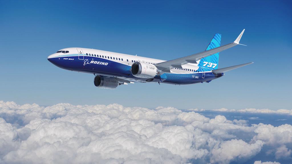 A Boeing 737 MAX-8