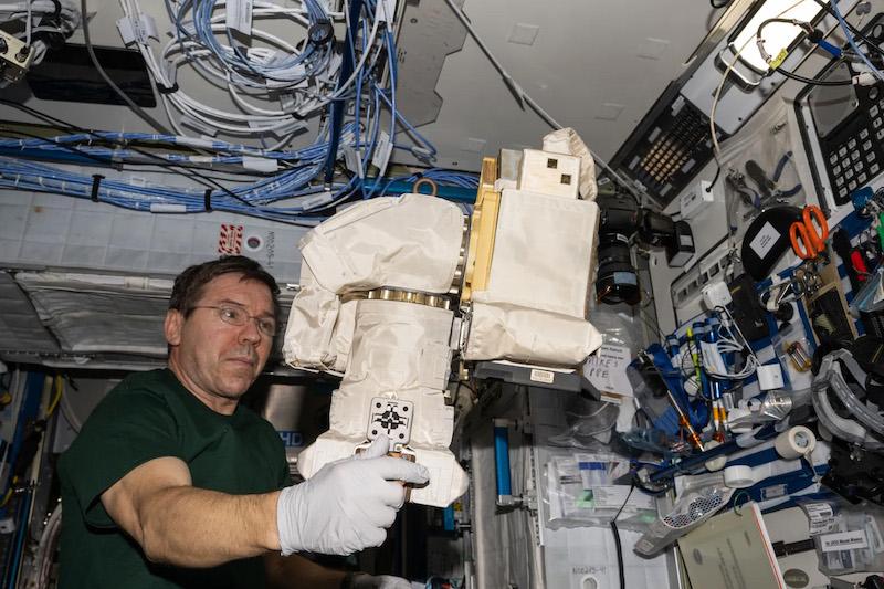 mike barratt on the ISS