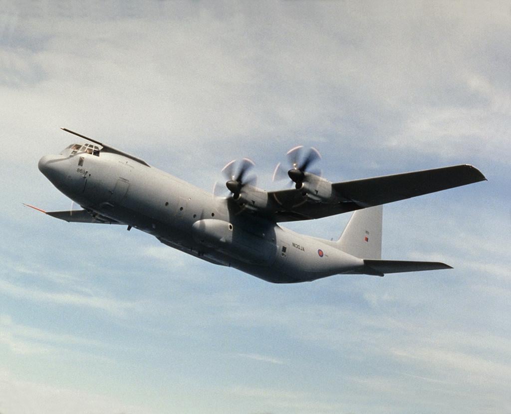 C-130J First Flight RAF