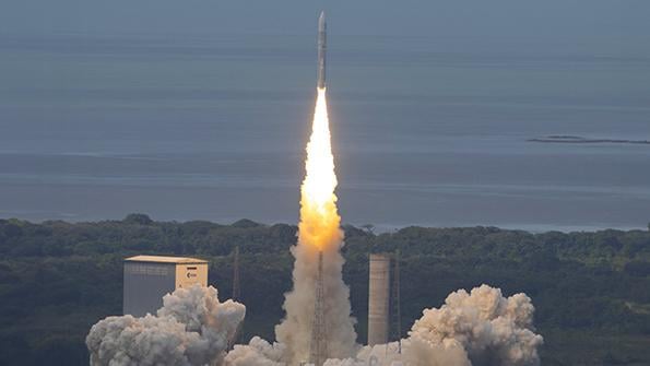 Ariane 6 taking off