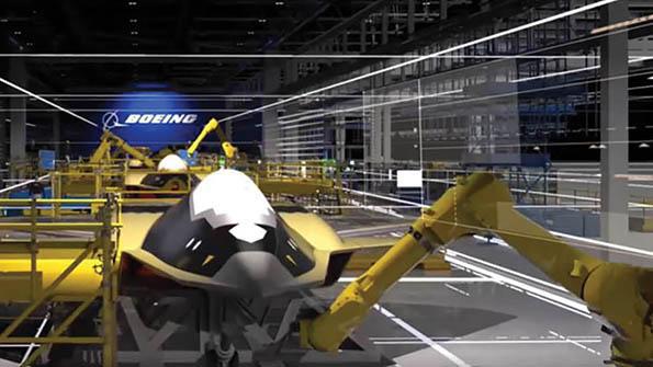 rendering of Boeing’s future factory