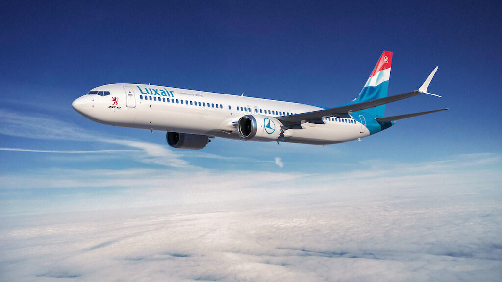 European regional carrier Luxair announced an order for up to four Boeing 737 MAX-10s; the new -10 order is for two firm and two options.