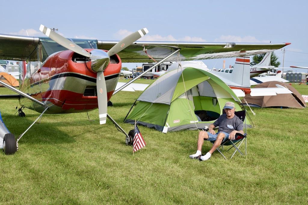 Don Nelson and his Cessna 182