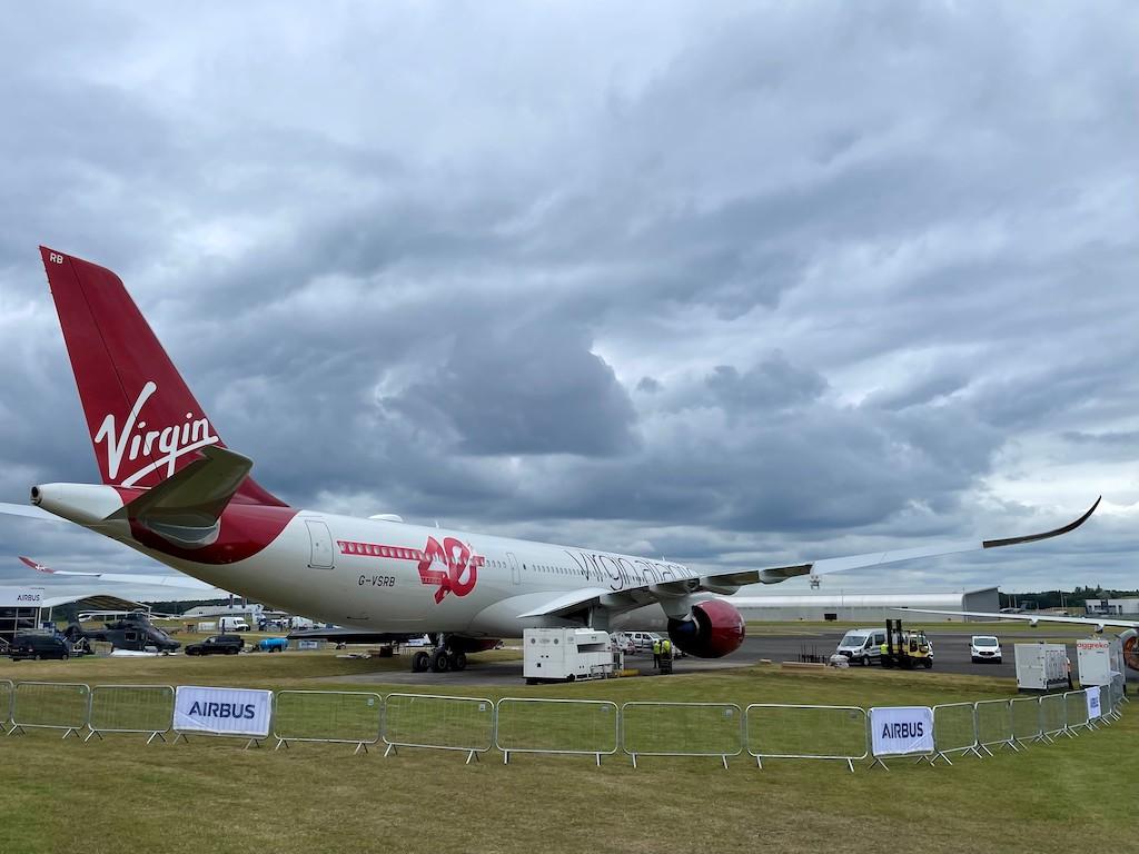 Virgin Atlantic celebrated its 40th anniversary in June and named this new Airbus A330-900, registration G-VSRB, after airline founder Richard Branson G-VSRB. The widebody was delivered in May, joining four others of the same type in the fleet.