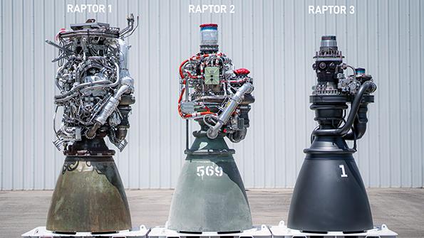 SpaceX Raptor engines