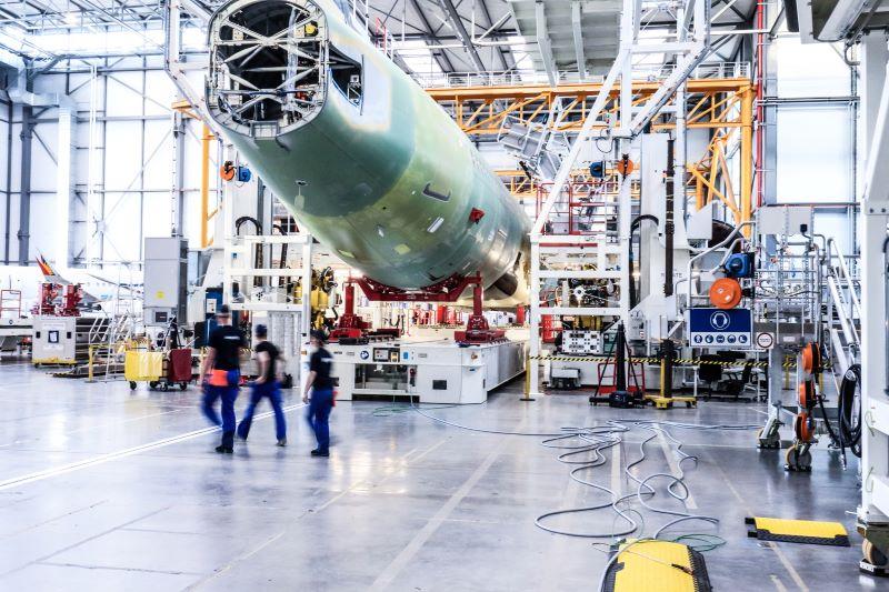 fourth line A320 FAL Hamburg