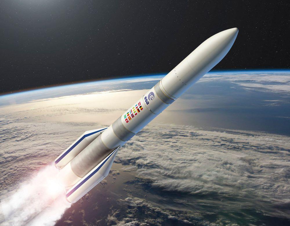 Ariane 6 roketinin üst kısmı ikinci uçuştan önce yazılım onarımına hazır