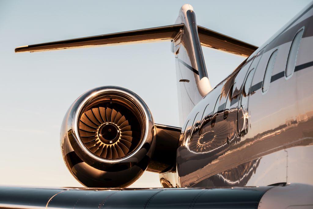 Business Jet Side Jetliner Promo Image