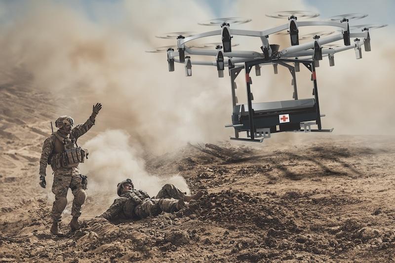 concept image of casevac evtol