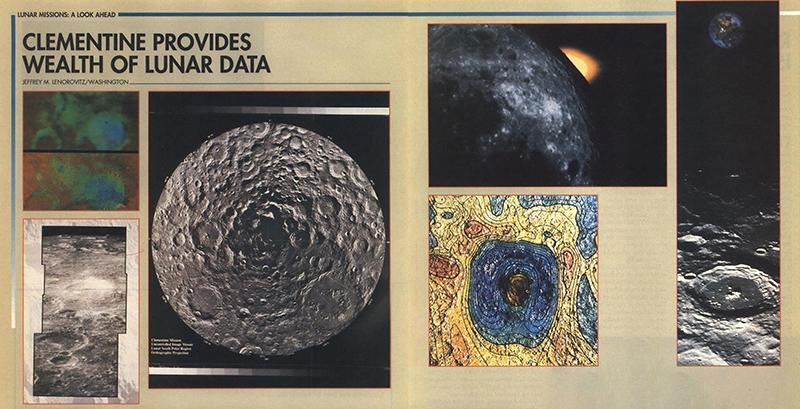 Col. Pedro L. Rustan, Jr., and Paul Regeon, Clementine program managers, BMDO and NRL