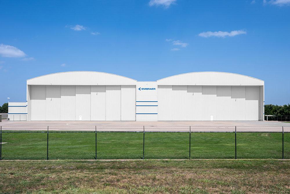 Rendering of Embraer's upcoming Fort Worth, Texas MRO facility