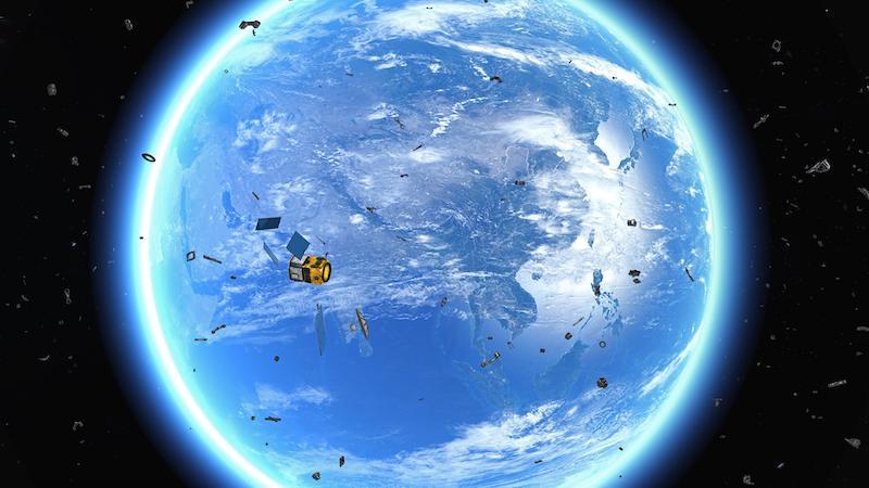 space debris around earth