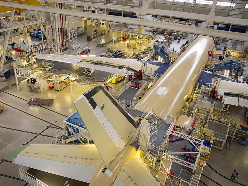 A350 production line