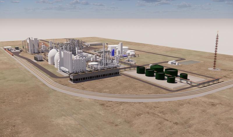 pathway port arthur SAF facility rendering