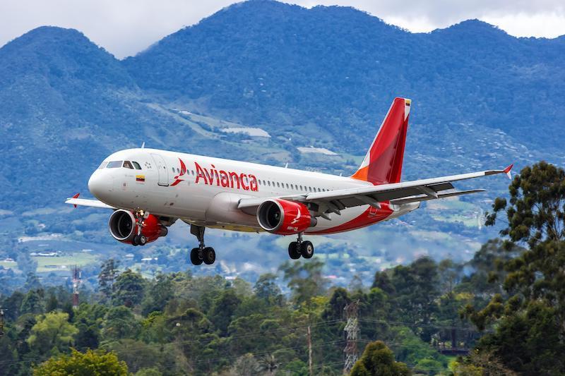 Avianca aircraft flying