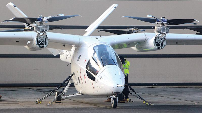 VX4 prototype at airport