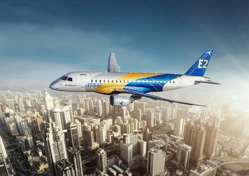 embraer e175-e2 rendering