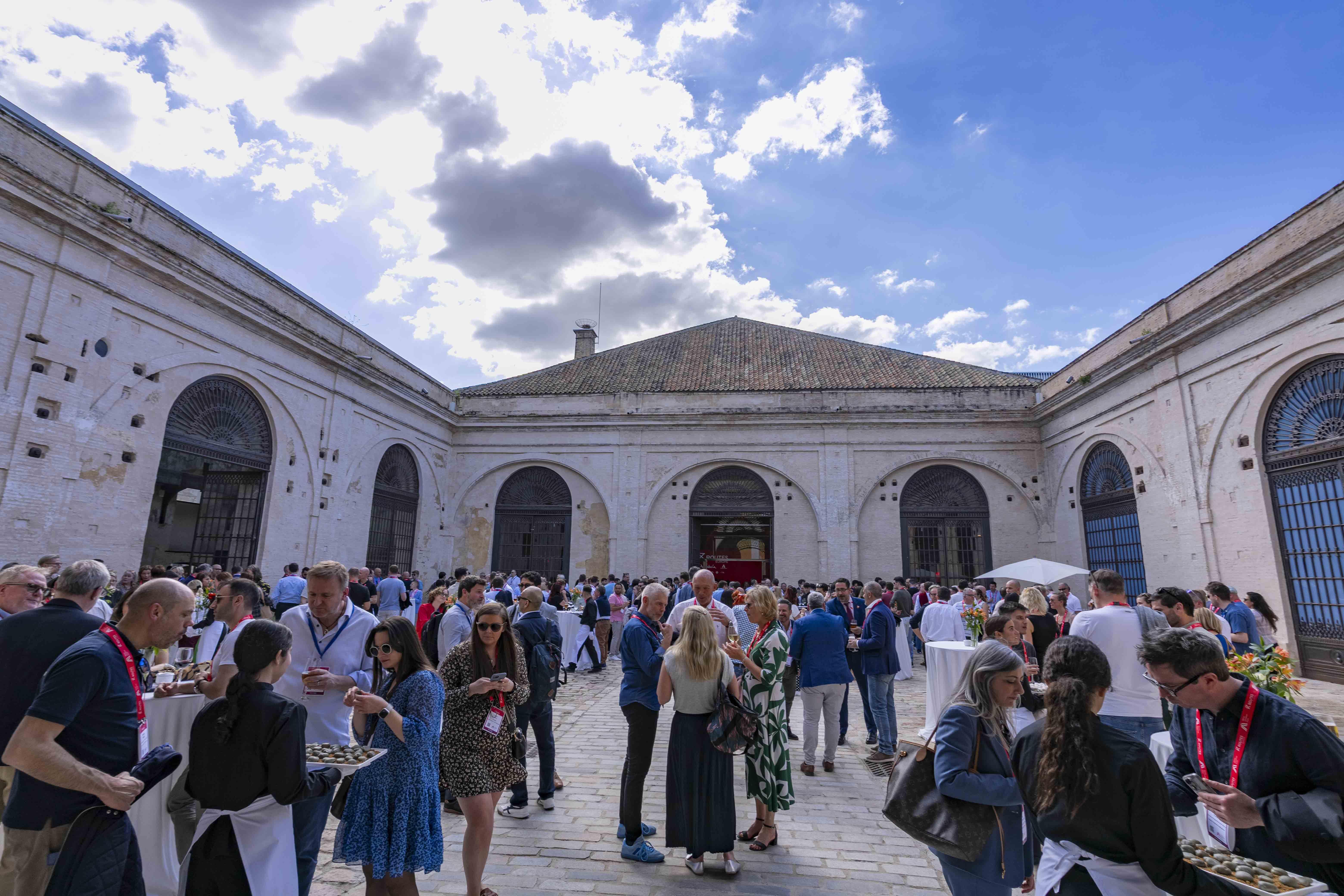 The Welcome Reception in full swing