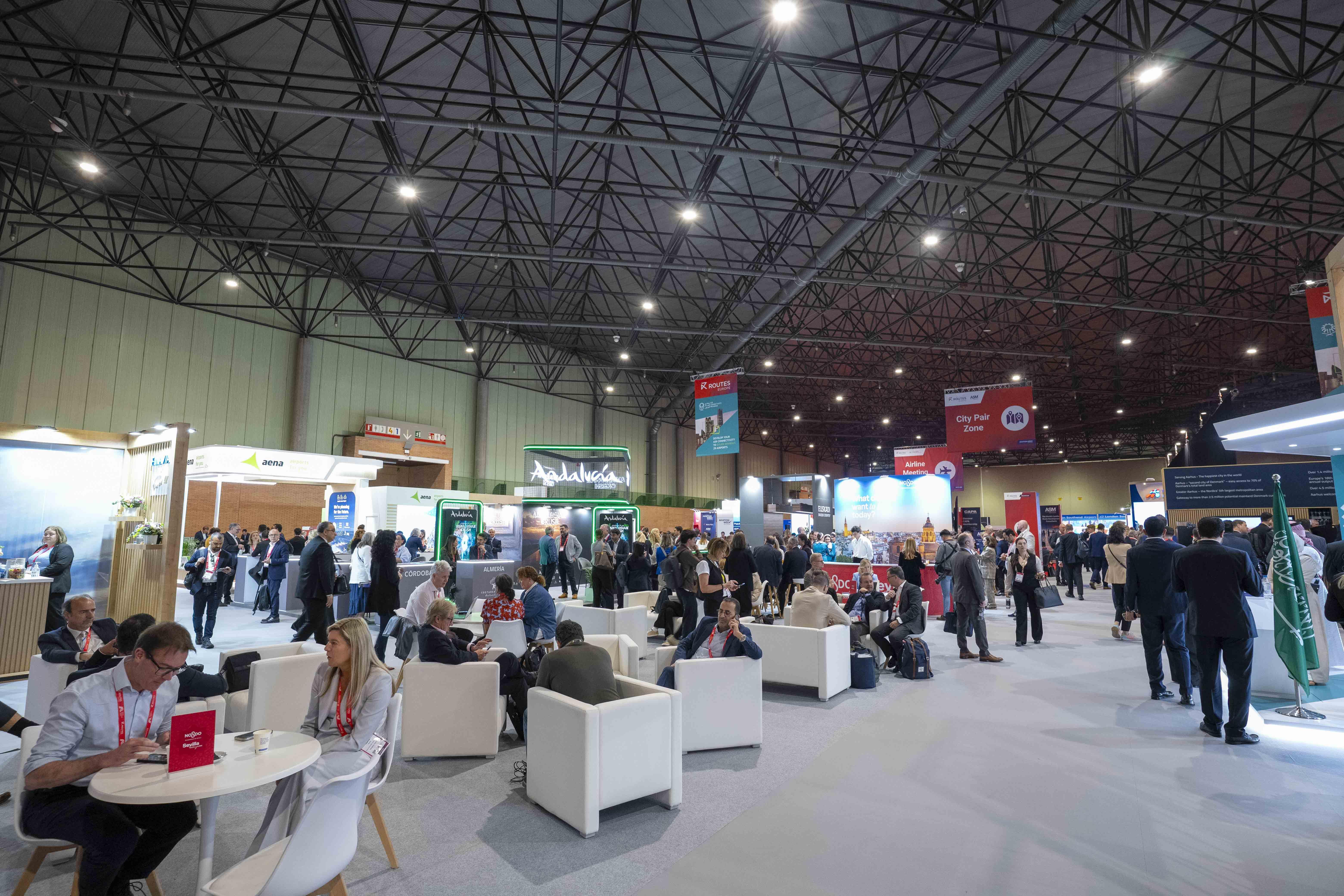 The Routes Europe show floor