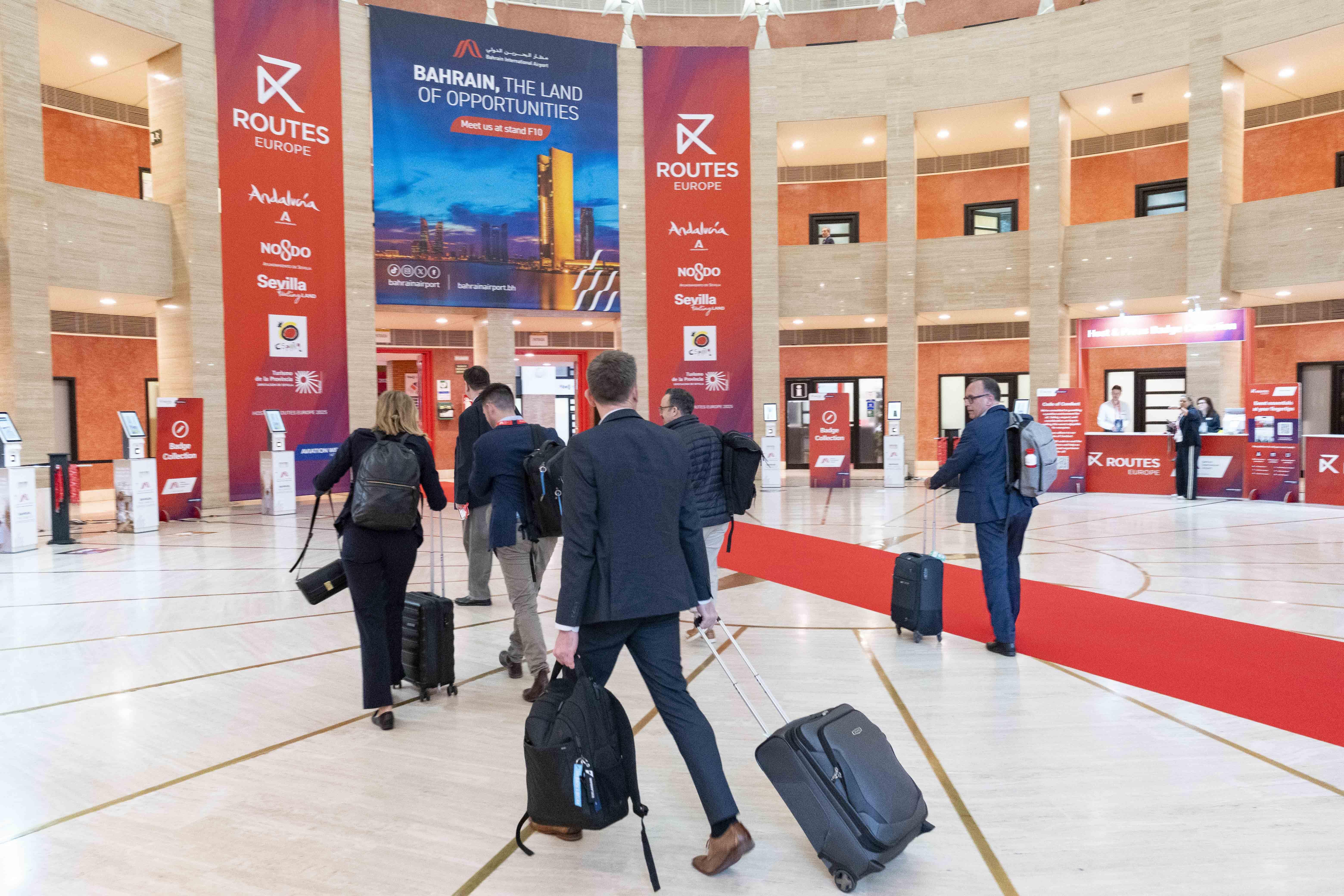 Delegates arrive for Day Three