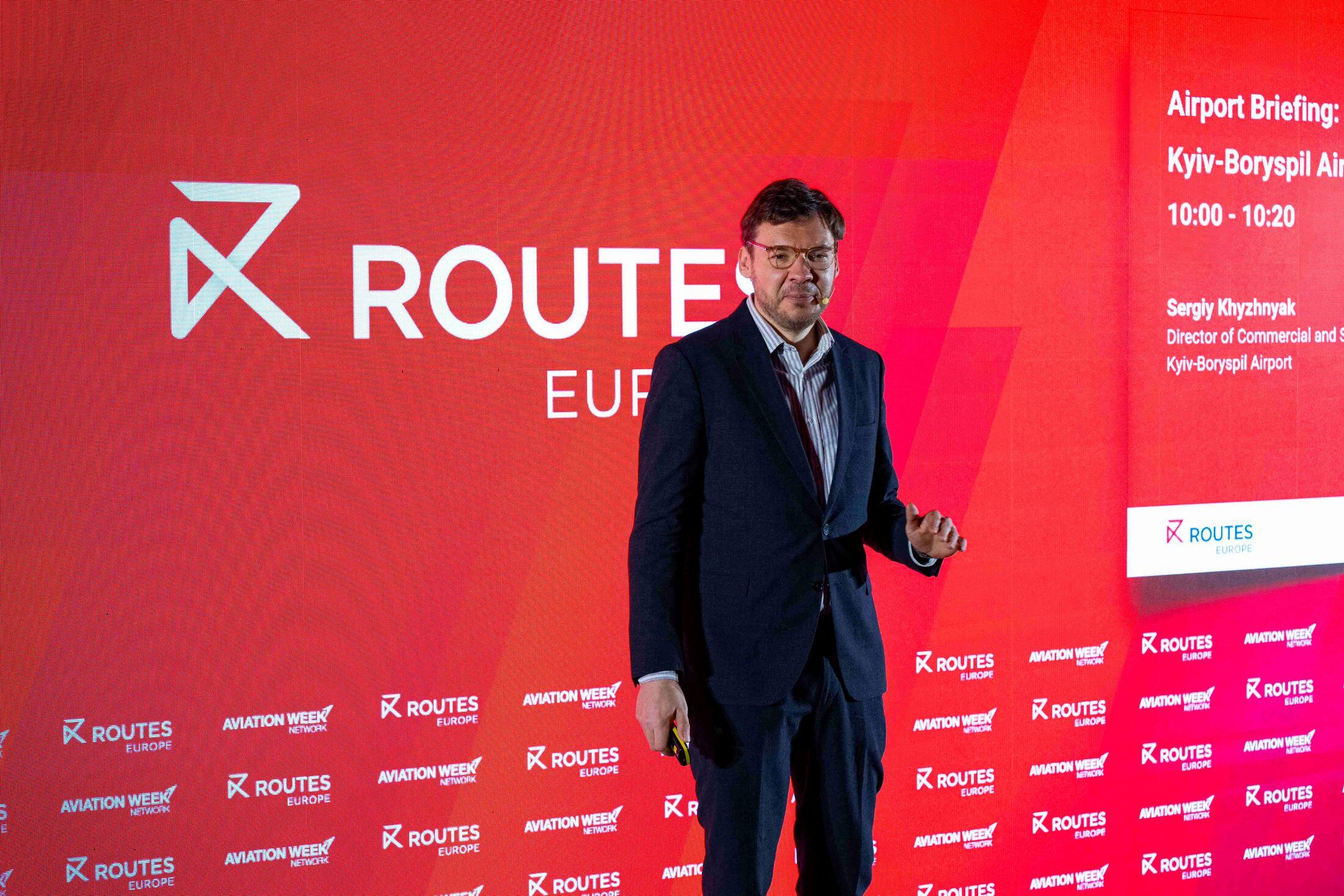 Sergiy Khyzhnyak, director of commercial and strategy at Kyiv Boryspil Airport, provides an update on the airport's operations
