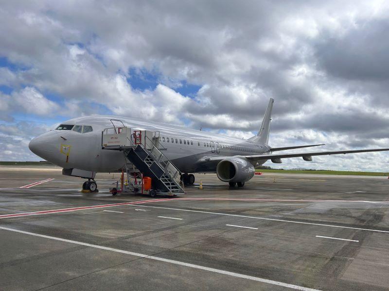 Fly4 Boeing 737-800 at Brussels