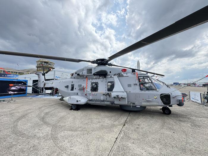 The first NH-90NFH Sea Tiger German Navy