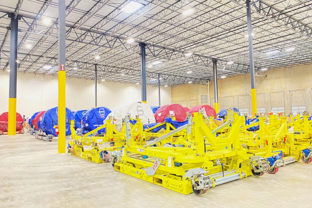 LEAP engines at HAECO's Dallas facility.