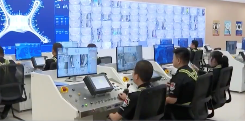 Autonomous airbridge operations center at Lanzhou airport